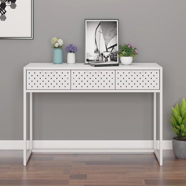 vidaXL Console Table Steel