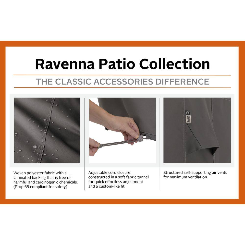 Classic Accessories Ravenna 38 in. L x 38 in. W x 53.5 in. H Outdoor Chiminea Cover 55-813-035101-EC