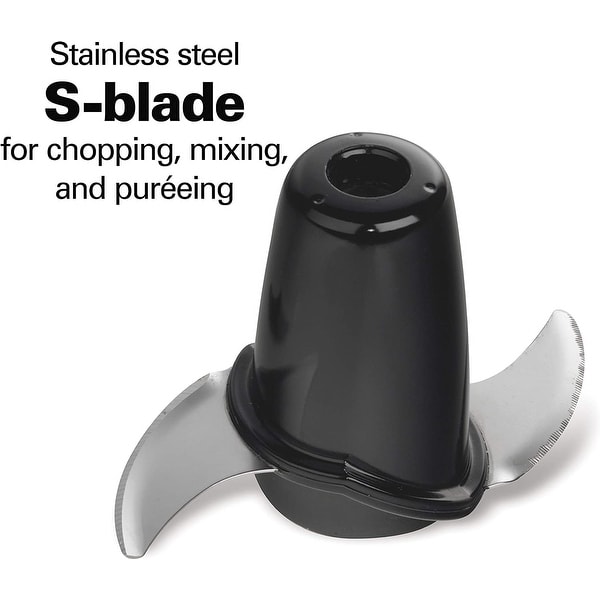 Food Processor and Vegetable Chopper - 10 Cups - Bowl Scraper， Stainless Steel