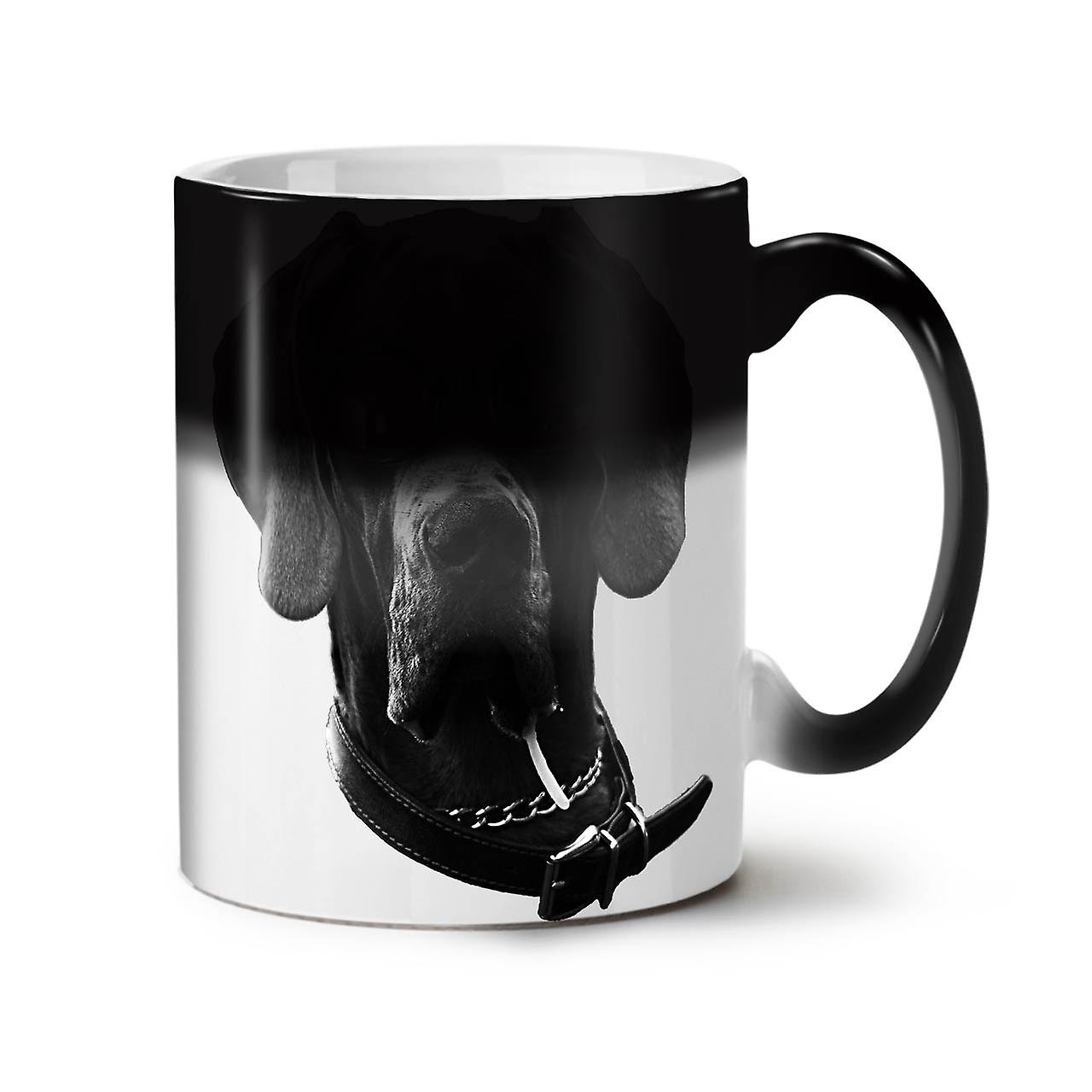 Swag Great Dane Dog NEW Black Colour Changing Tea Coffee Ceramic Mug 11 oz | Wellcoda