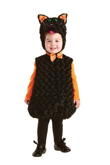 Underwraps Belly Babies Black Cat Costume Child To...