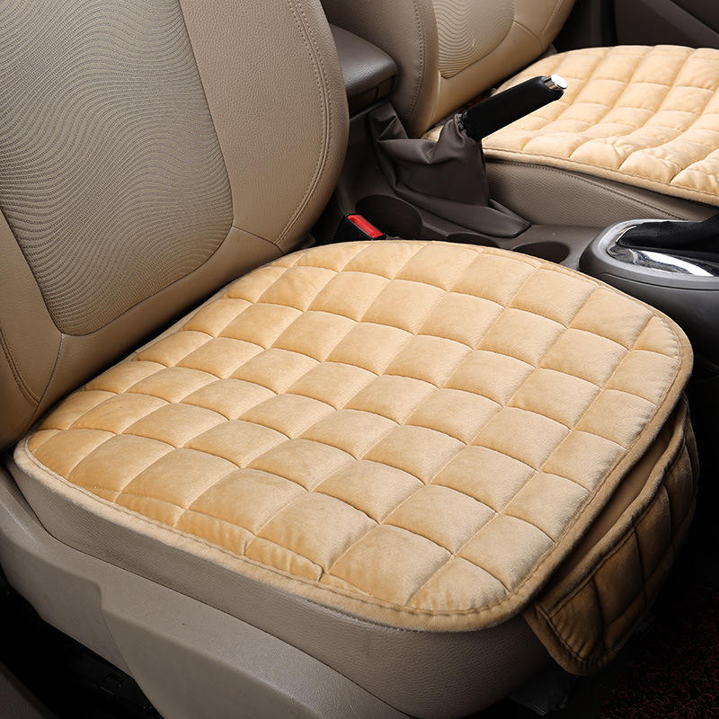 MINM Car Seat Cover Winter Warm Seat Cushion Anti-slip Universal Front Chair Seat Breathable Pad For Vehicle Auto Car Seat Protector