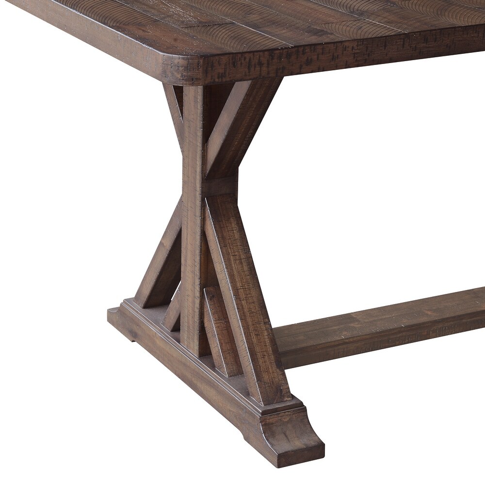 Sawmill Trestle Dining Table   42\