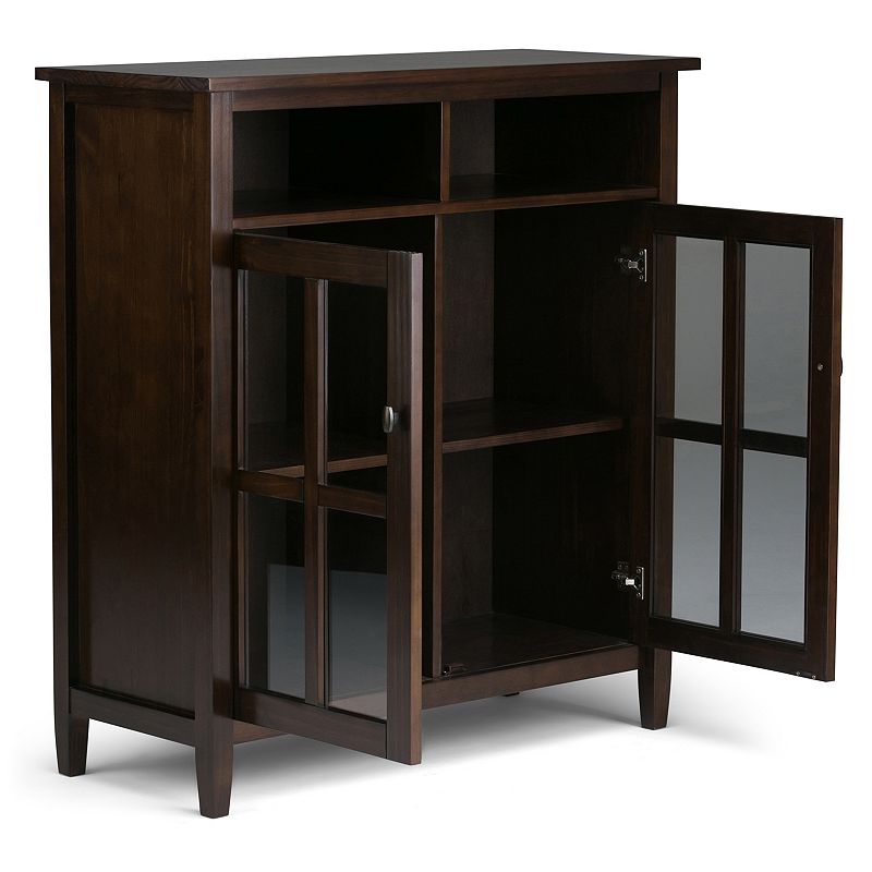 Simpli Home Warm Shaker Storage Cabinet