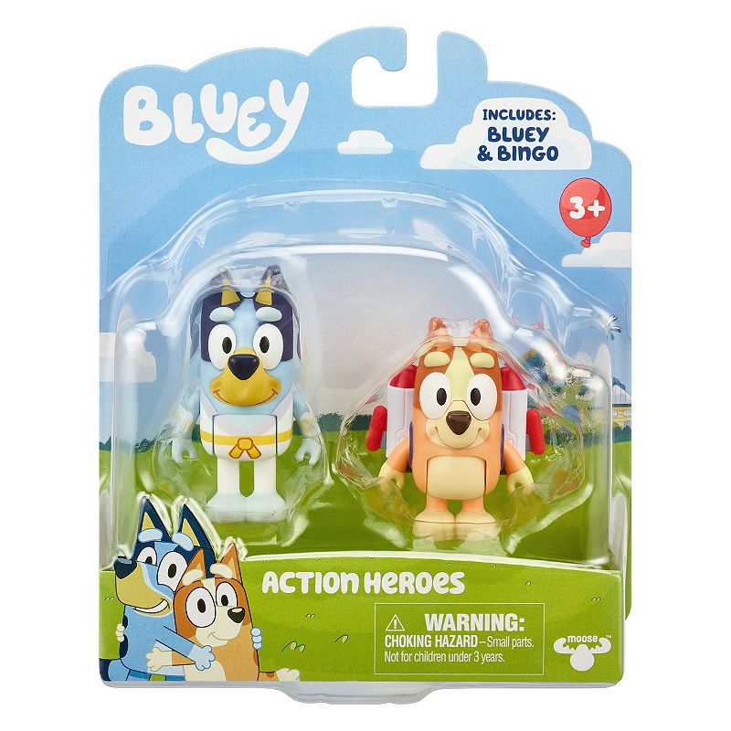 Bluey 2-Pack Series 9 Action Hero Figures