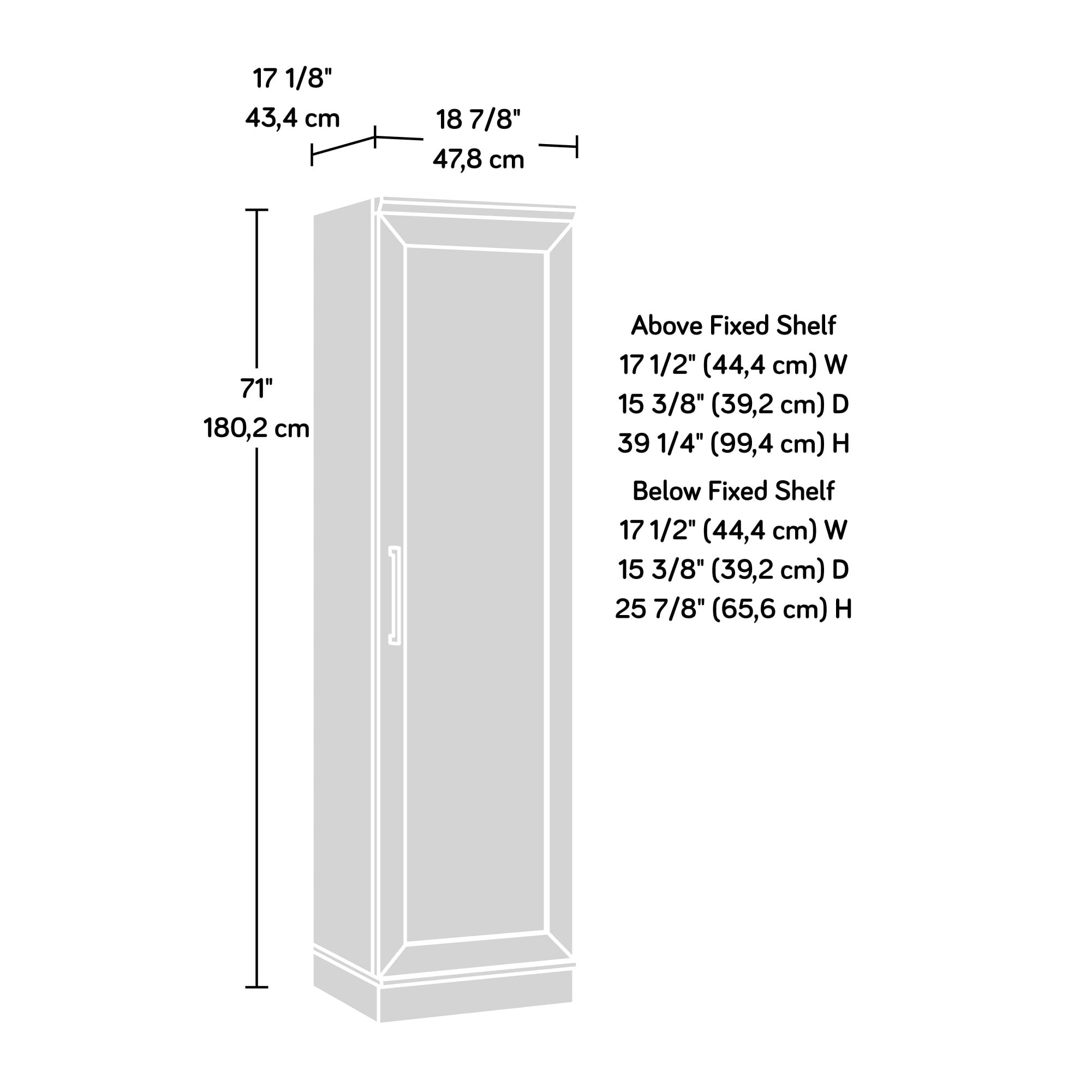 Sauder HomePlus Kitchen Storage Cabinet， Soft White Finish