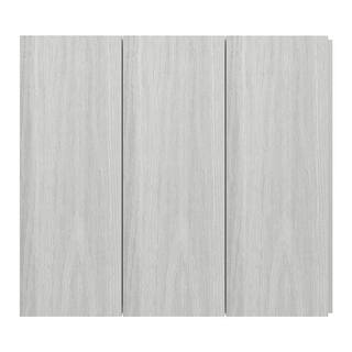 NewTechWood All Weather System 5.5 in. x 96 in. Composite Siding Board in Icelandic Smoke White US09-8-SW