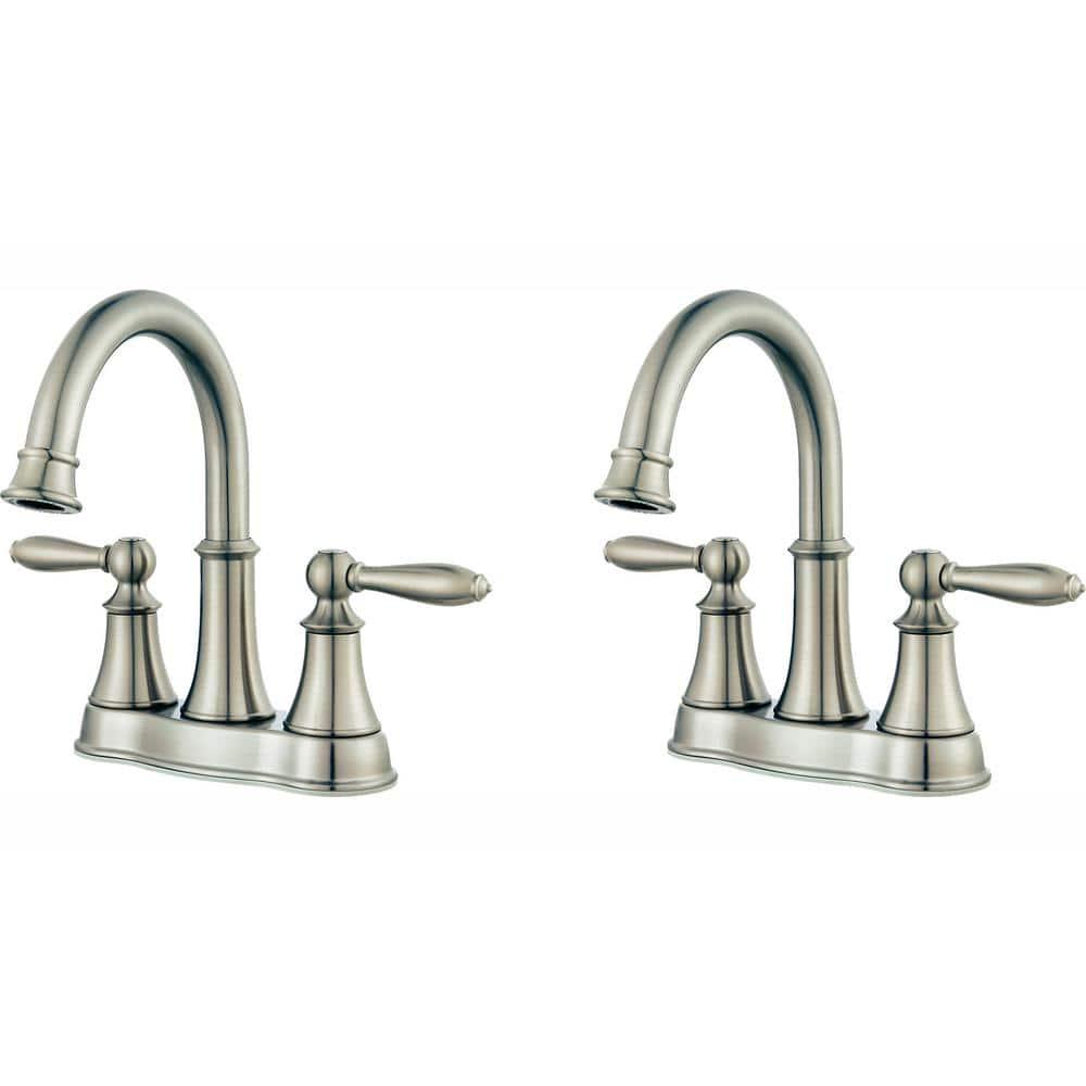 Pfister Courant 4 in Centerset 2Handle Bathroom Faucet in Brushed Nickel