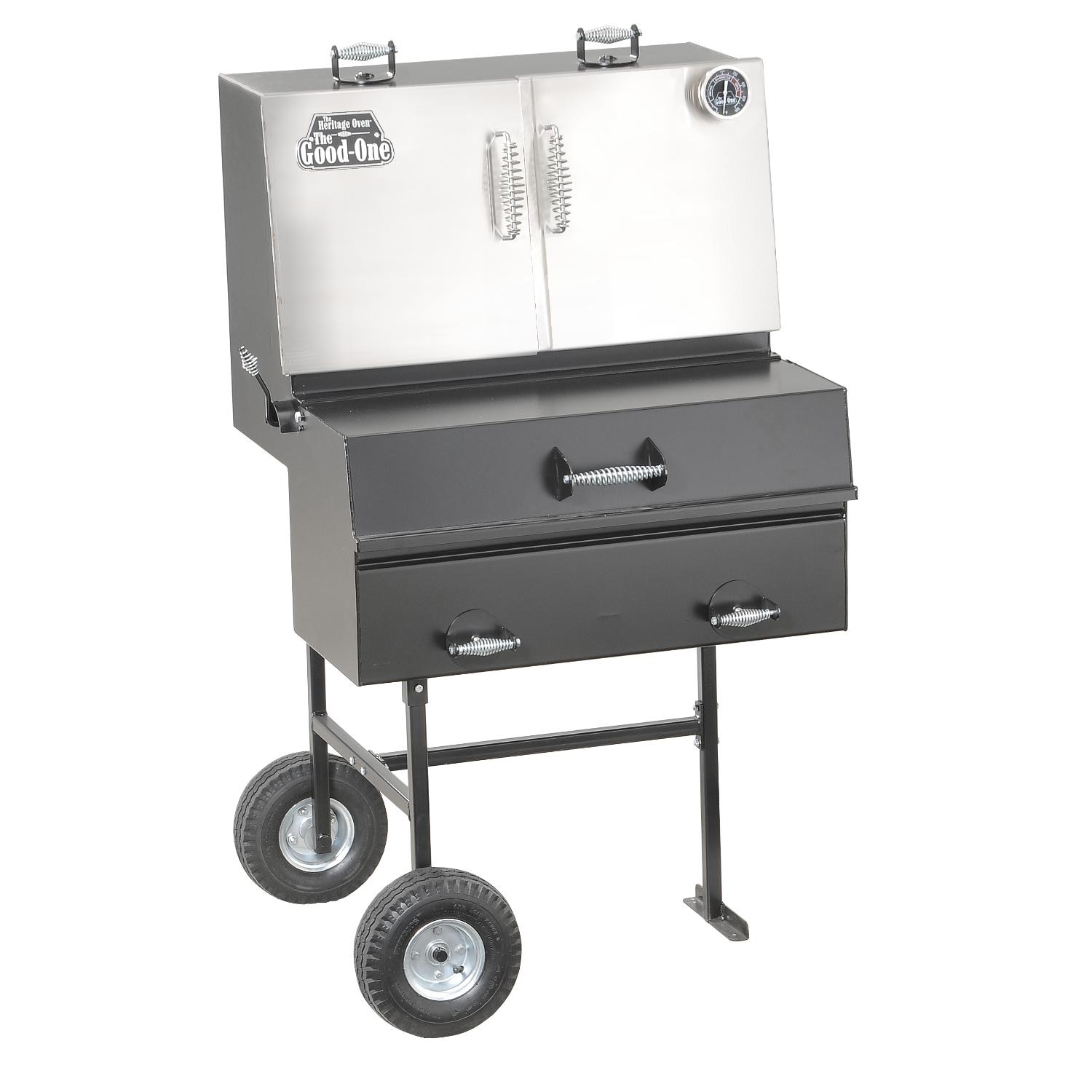 The Good-One Heritage Oven Gen III 32-Inch Freestanding Charcoal Smoker