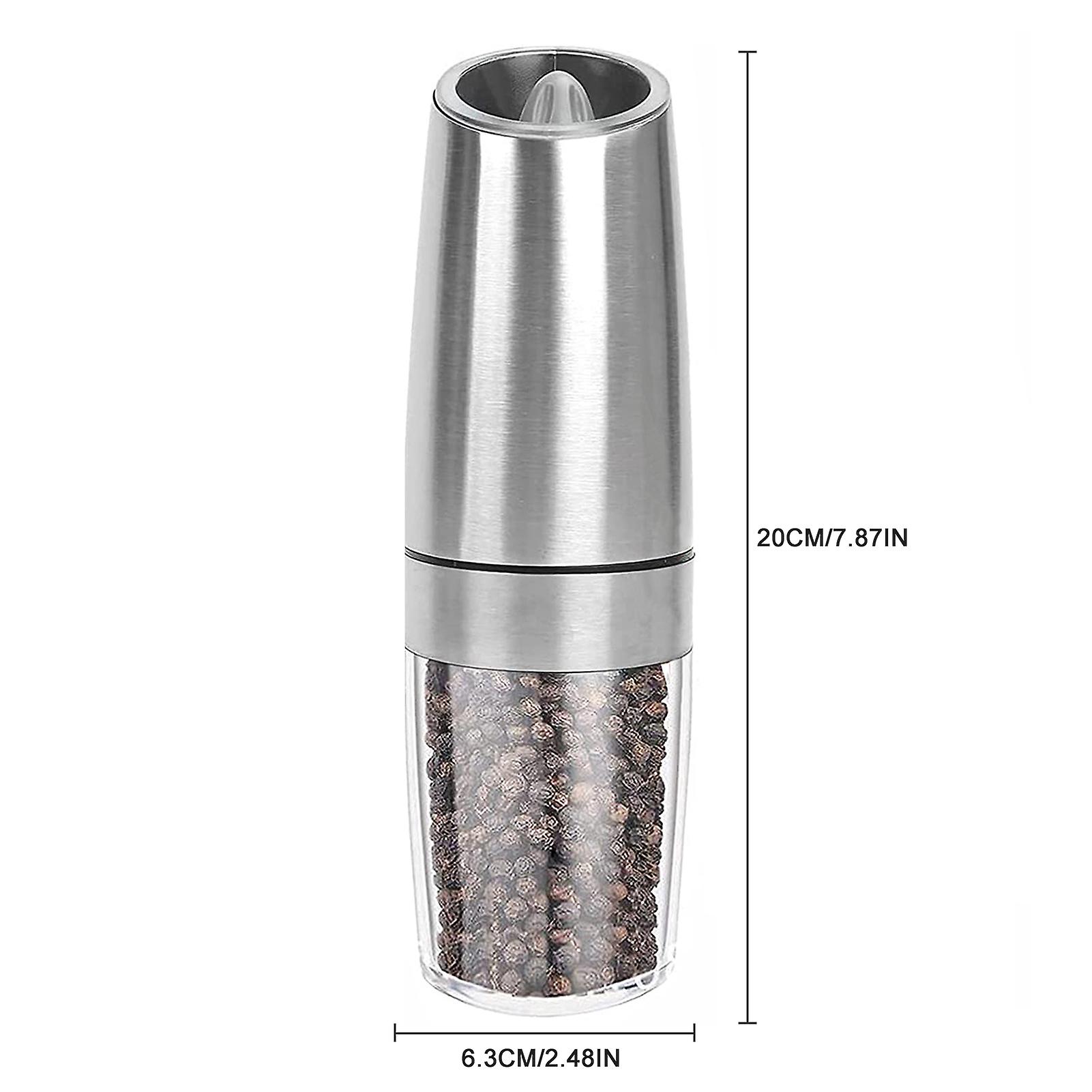 2 X Pepper Grinder，1 X English User Manual