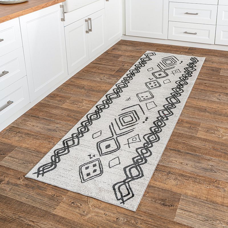 nuLOOM Janelle Machine Washable Transitional Moroccan Area Rug