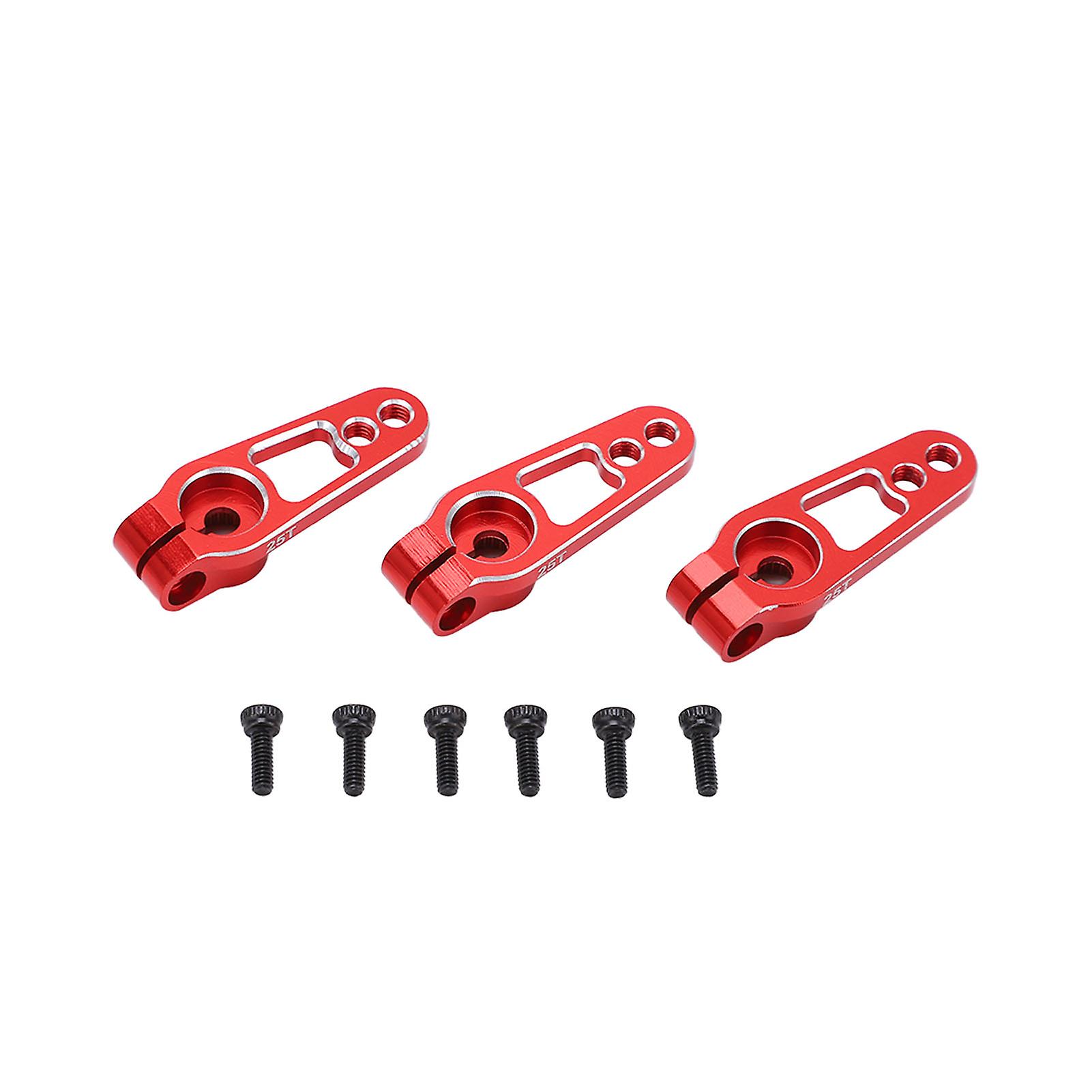 3pcs/set 25t Steering Servo Arms For 1/10 Remote Control Car Aluminum Alloy Servo Armred