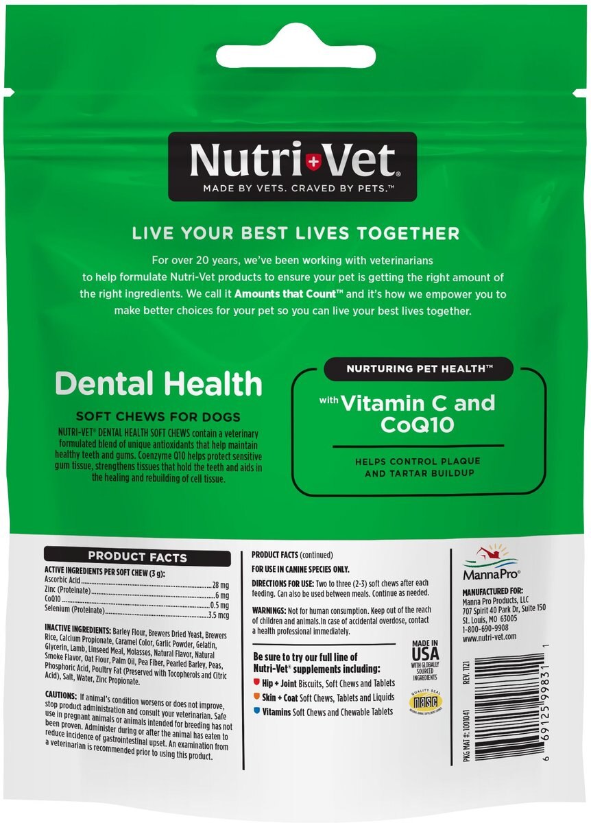 Nutri-Vet Dental Health Dental Dog Treats