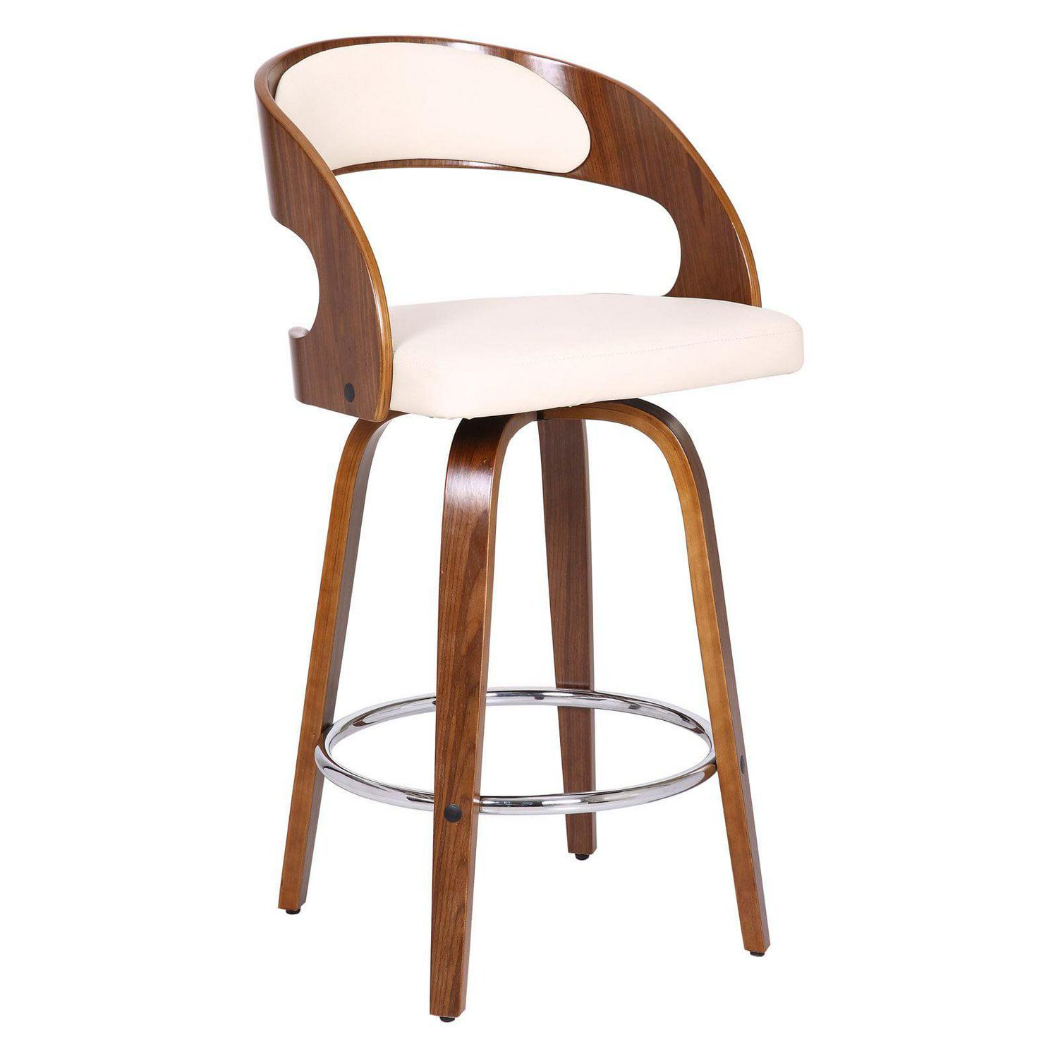 Armen Living Shelly 26 in. Swivel Counter Stool