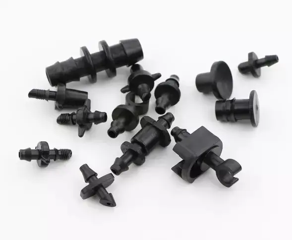 drip irrigation PE tube adaptor plastic dripper accessory barbed hose fitting connector for garden water saving supply