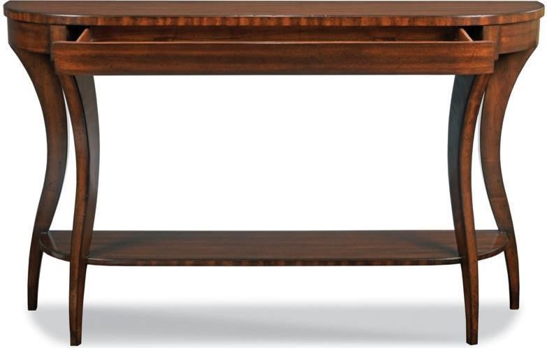 Console Table Woodbridge Gramercy Mahogany Hidden Drawer   Transitional   Console Tables   by EuroLuxHome  Houzz