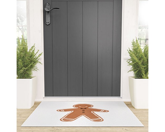 Orara Studio Gingerbread Man I Welcome Mat Society6