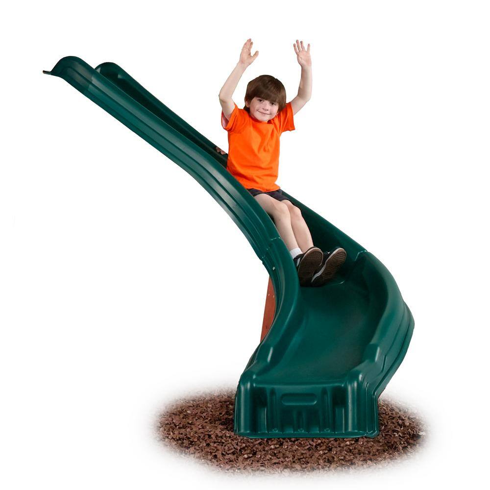 Swing-N-Slide Playsets Green Side Winder Slide NE 4678-1HD