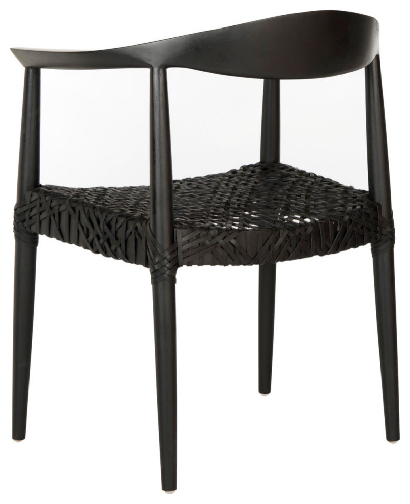 Amie Arm Chair Light Oak/ Black   Modern   Armchairs And Accent Chairs   by Virgil Stanis Design  Houzz