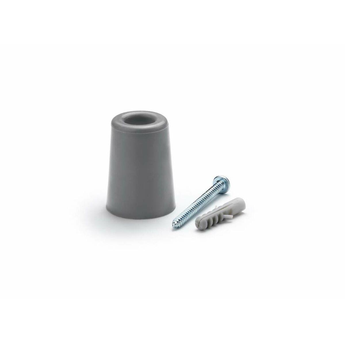 Doorstop Inofix Doors Screws Grey Natural rubber