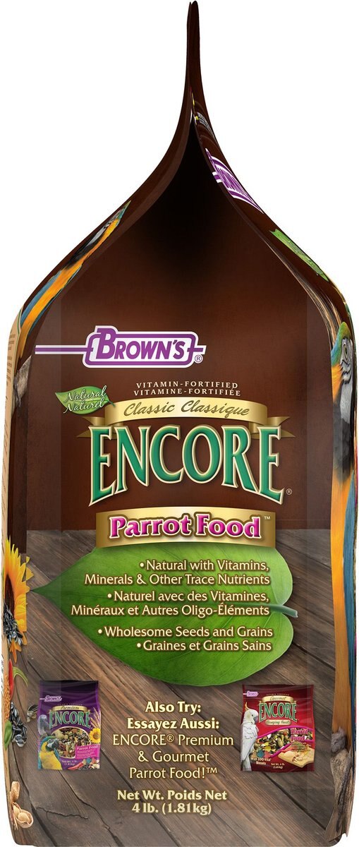 Brown's Encore Classic Natural Parrot Food