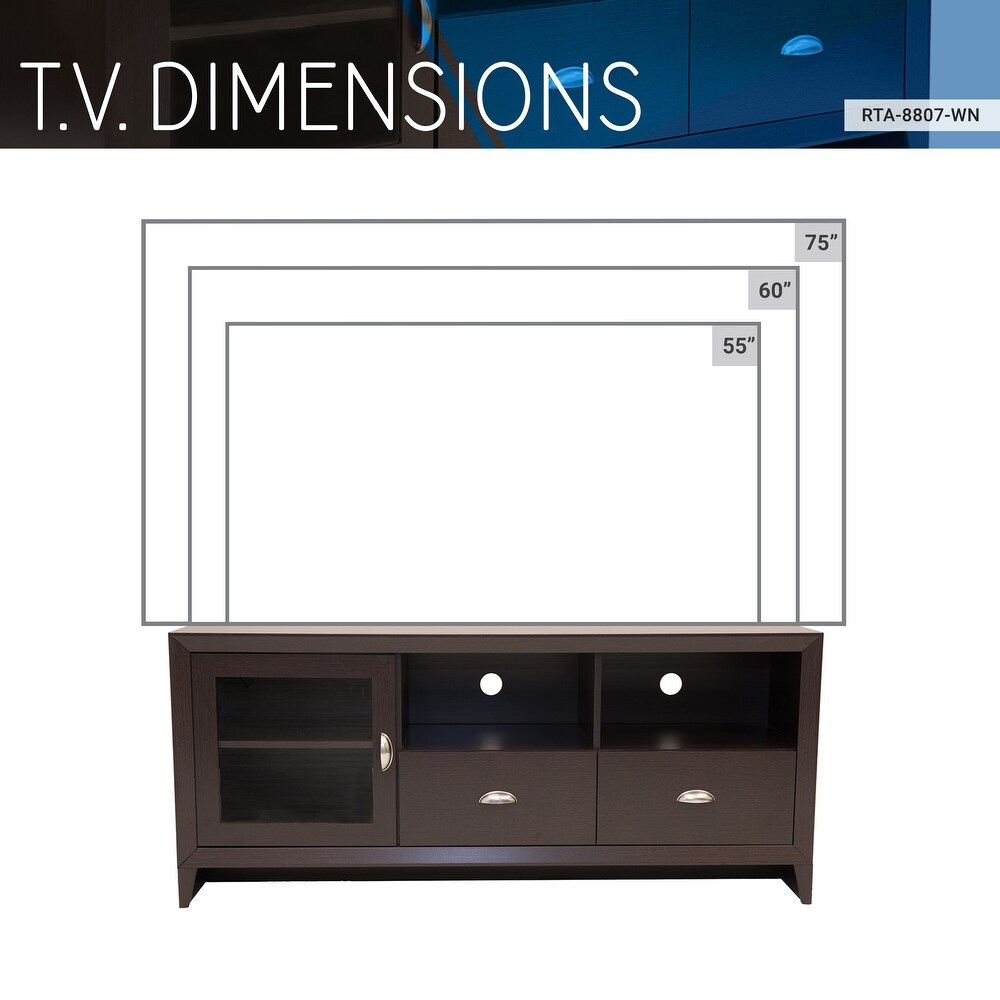 Modern TV Stand with Storage for TVs Up To 60\