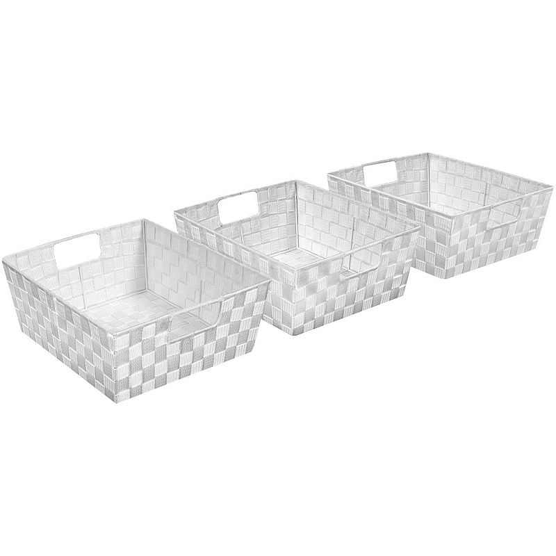 Sorbus 3-piece Woven Basket Bin Set