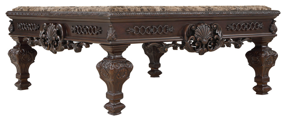 Traditional Living Room Coffee Table   Victorian   Coffee Tables   by Furniture Import  ampExport Inc.  Houzz