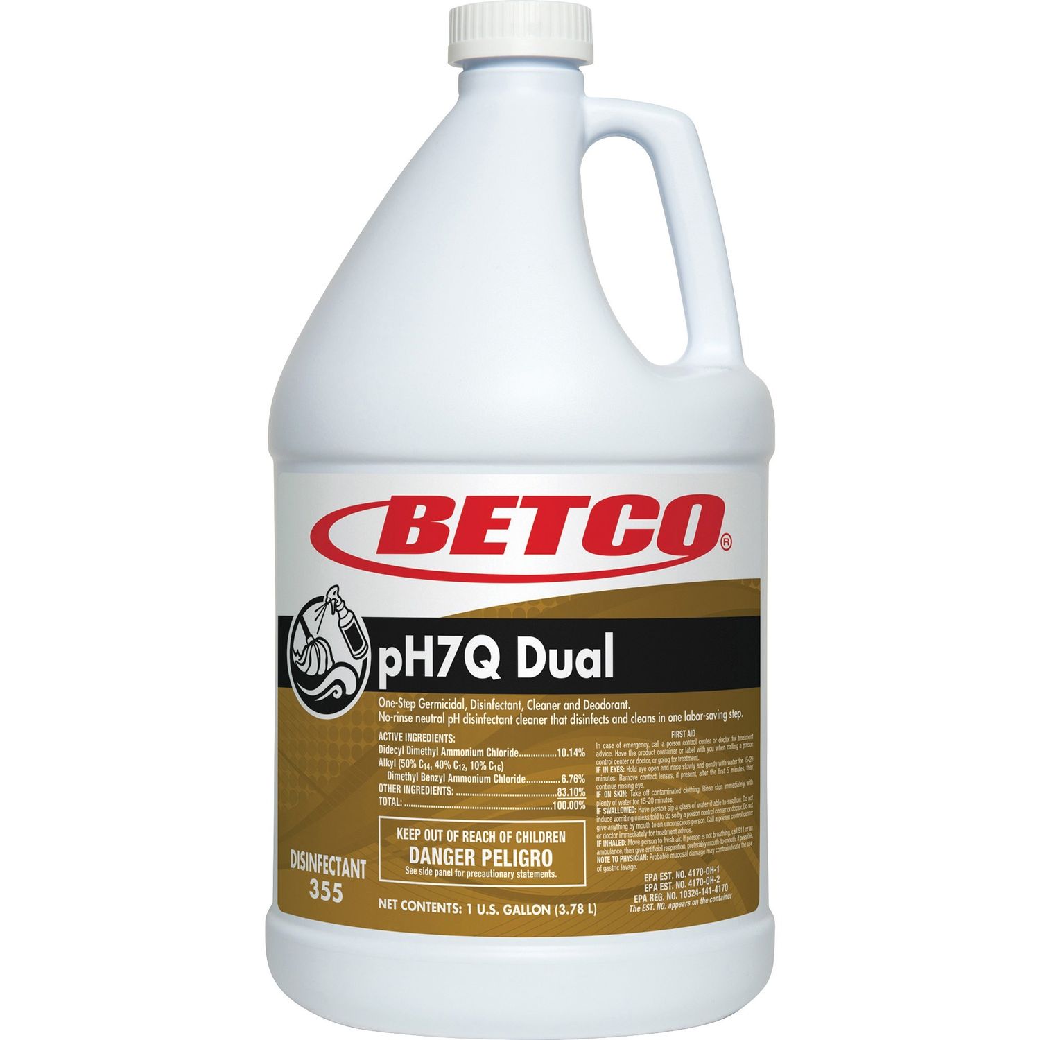 pH7Q Dual Disinfectant Cleaner by Betco Corporation BET3550400