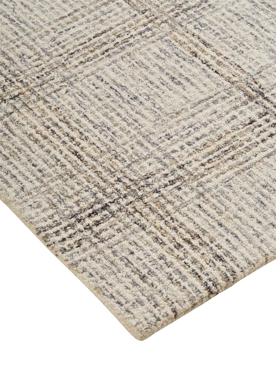 Natal Ivory and Gray Rug by BD Fine