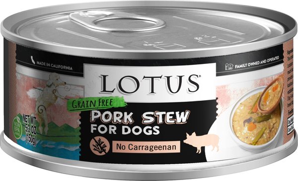 Lotus Pork Stew Grain-Free Canned Dog Food