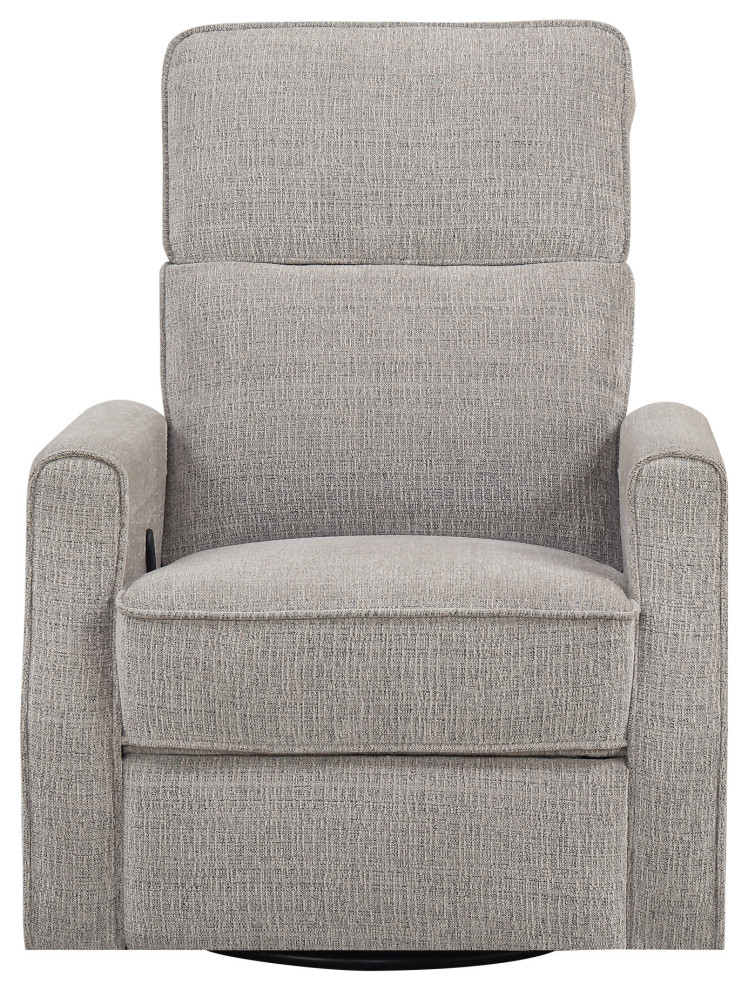 Larson Swivel Reclining Glider  Wheat   Transitional   Gliders   by Lorino Home  Houzz