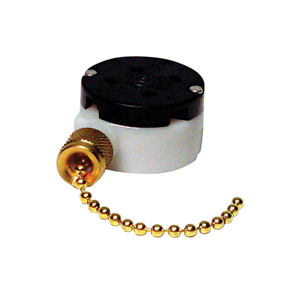 PULL SWITCH BRASS 3SPEED