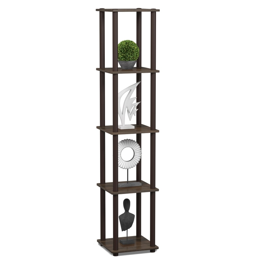 Porch   Den St. Marks 5 tier Corner Square Display Shelf