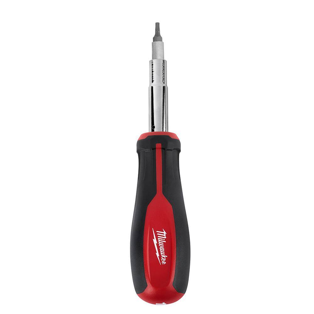 MW 11-in-1 Multi-Tip Screwdriver with Square Drive Bits 48-22-2761