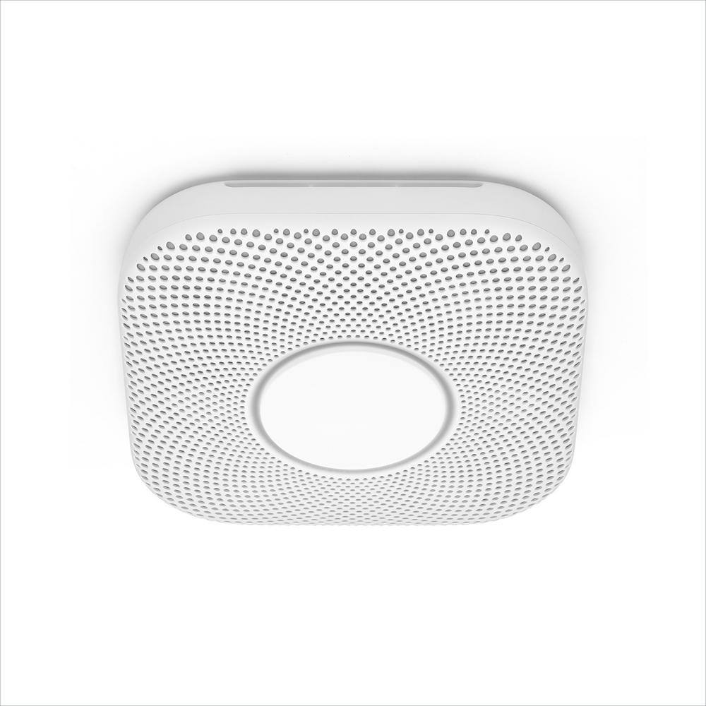 Google Nest Protect - Smoke Alarm and Carbon Monoxide Detector - Battery Operated - 3 Pack GA03702