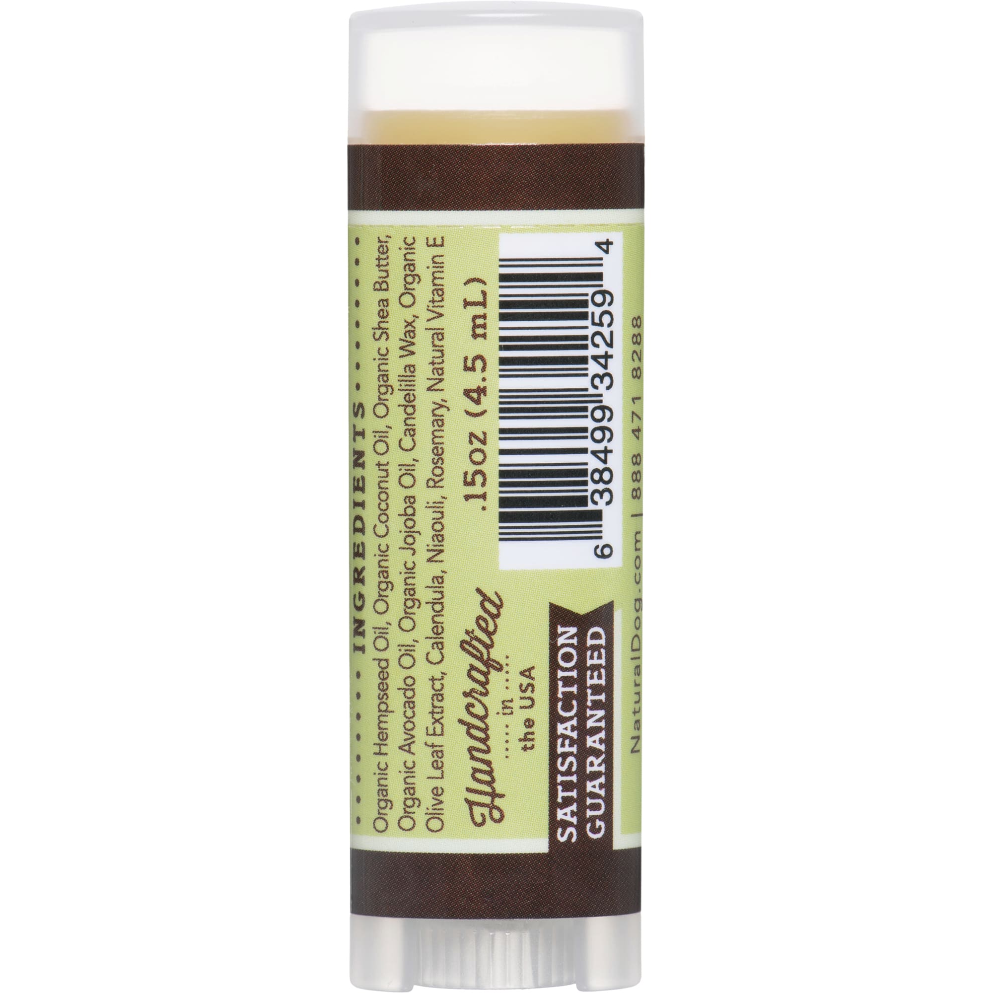 Natural Dog Company Wrinkle Balm Stick for Dogs， 2 oz.