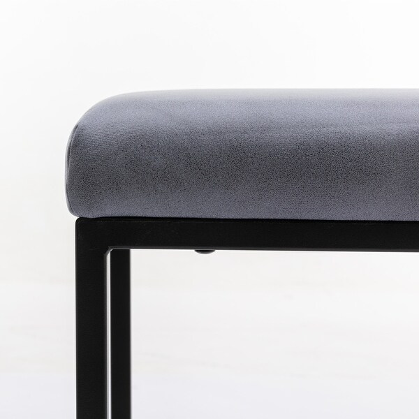 Backless Modern Barstools with Faux Leather