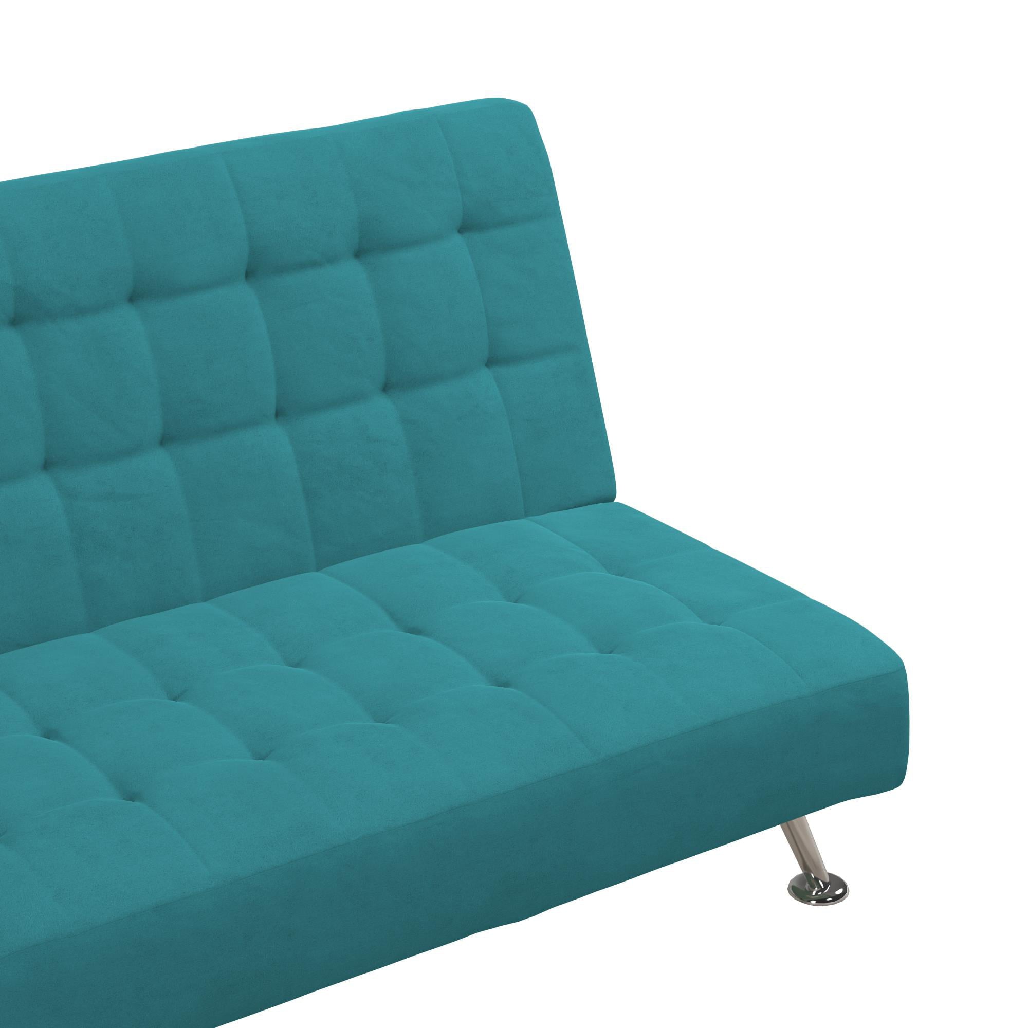 DHP Milo Kids Sofa Futon, Teal