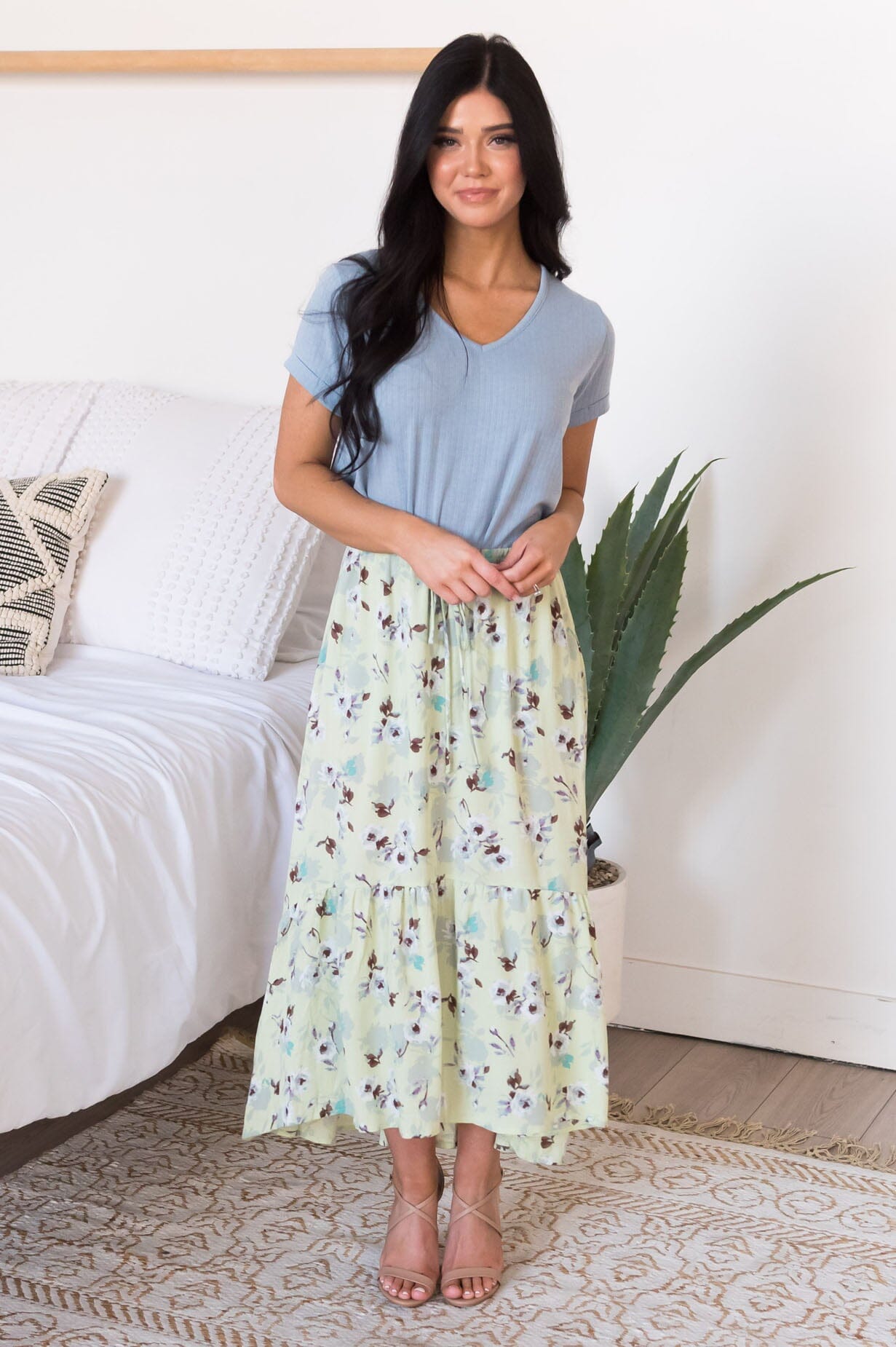 Favorite Blooms Modest Skirt