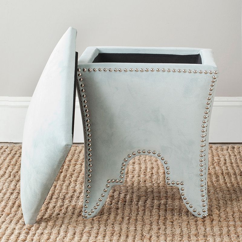 Safavieh Deidra Nailhead Ottoman