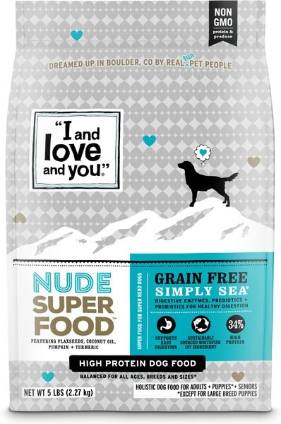 I and Love and You Nude Food Grain-Free Simply Sea Dry Dog Food