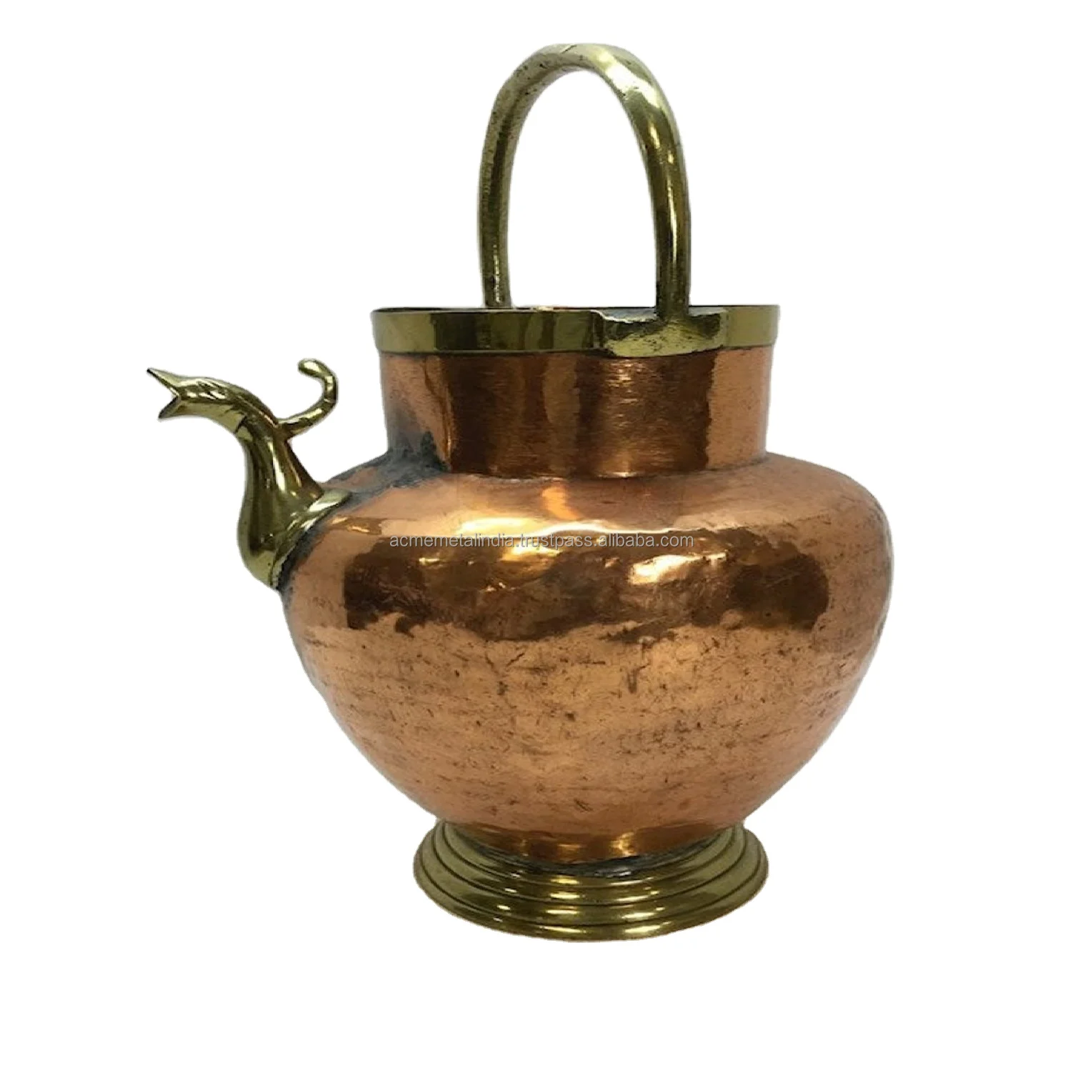 Finest Quality Metal Watering Can Galvanized Tin Copper Hammered Design Round Metal Garden Tools In Competitive Price