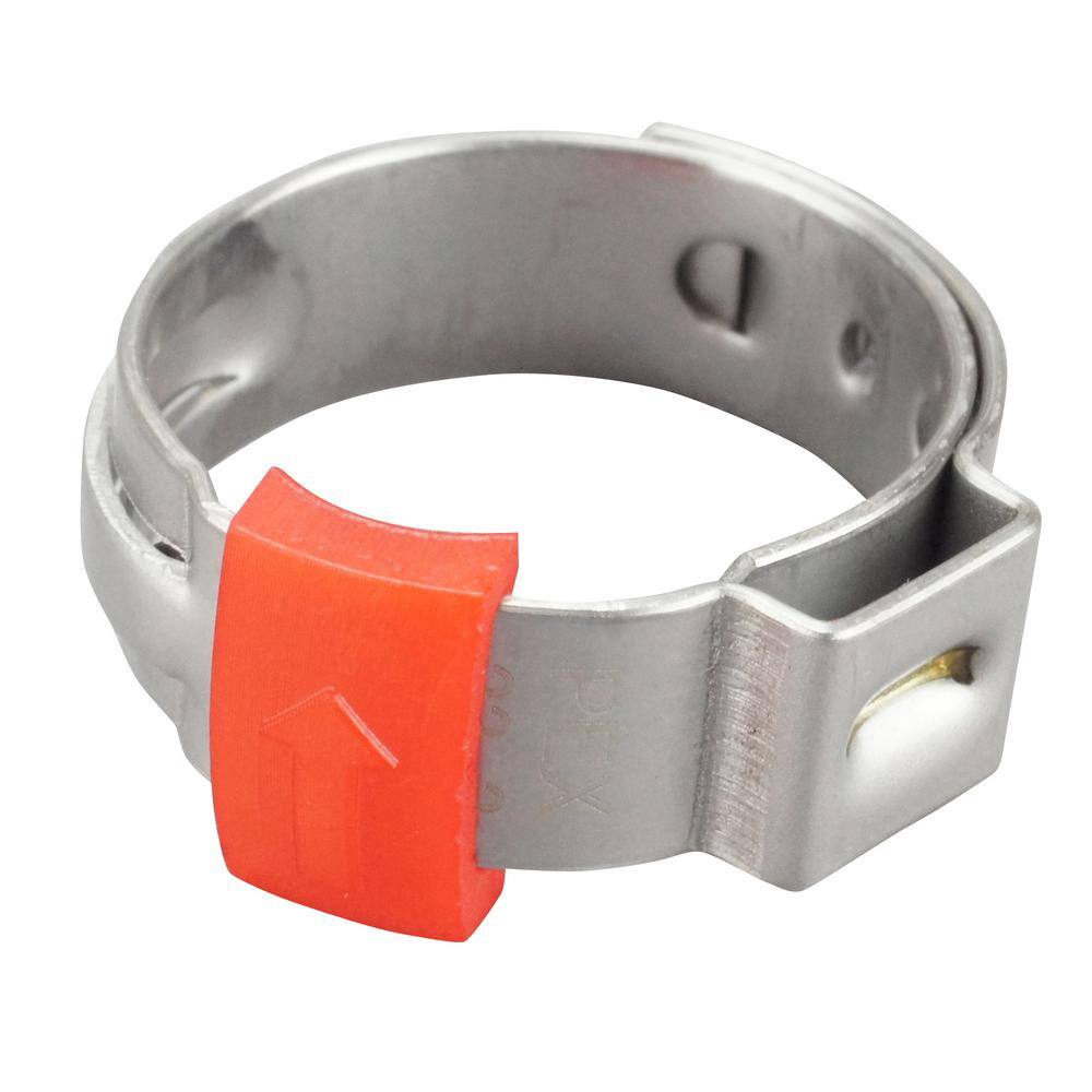 Apollo 34 in. Stainless Steel PEX-B Barb Pro Pinch Clamp Pro Pack (100-Pack) PXPRO34100JR