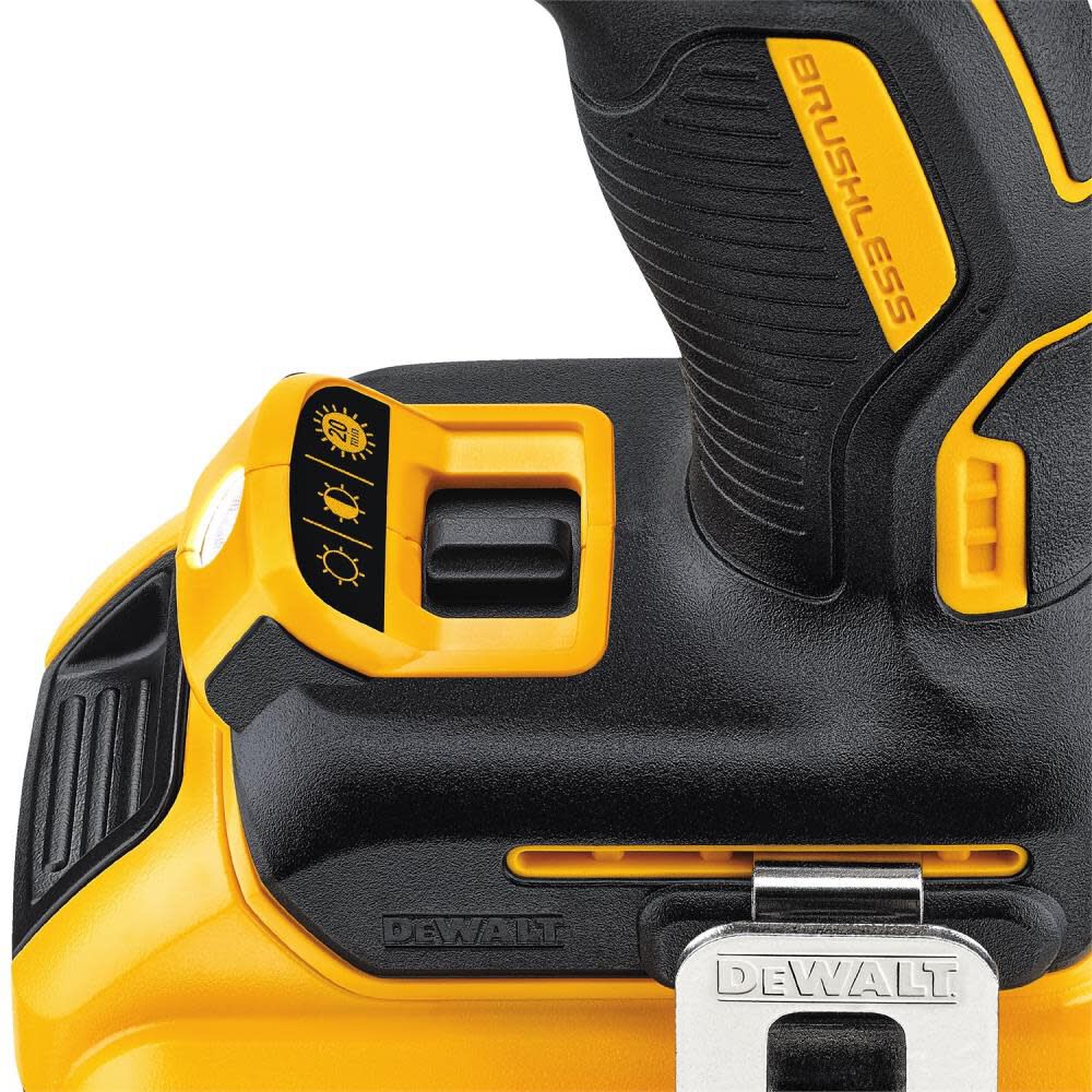 DEWALT 20 V MAX XR Lithium Ion Brushless Compact Hammerdrill Kit DCD796D2 from DEWALT