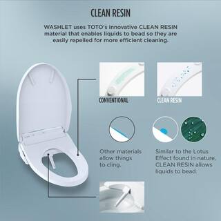 TOTO C2 Washlet Electric Heated Bidet Toilet Seat for Elongated Toilet in Cotton White SW3074#01