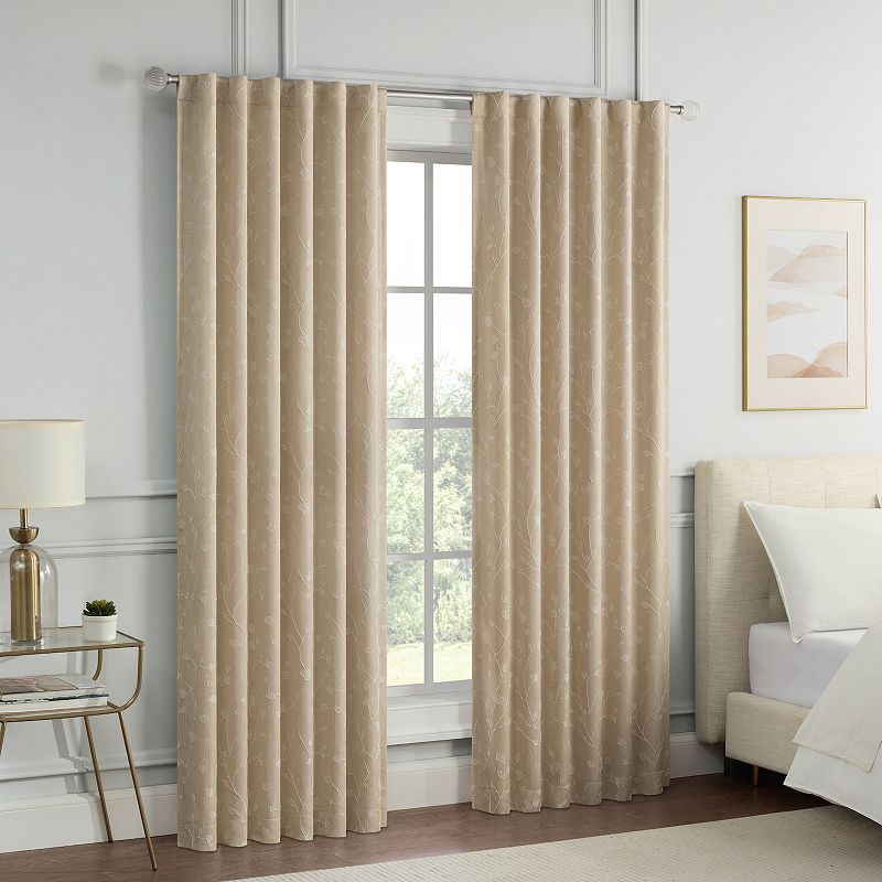 eclipse Magnitech 2-Pack Natalia Blackout Window Curtains