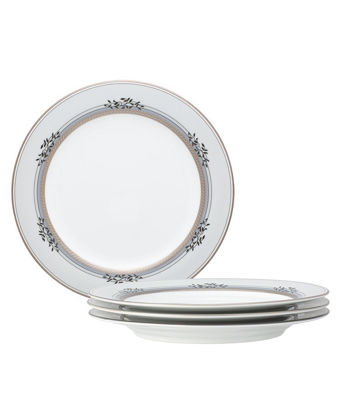 Noritake Laurelvale 4 Piece Salad Plate Set Service for 4