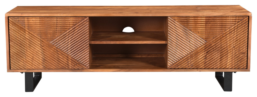 Linear TV Unit   Transitional   Entertainment Centers And Tv Stands   by Oak Idea Corporation  Houzz