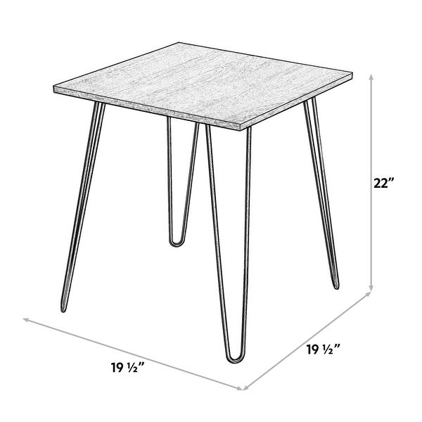 Maypex Square End Table